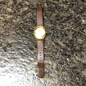 Lady’s watch with Brown leather band